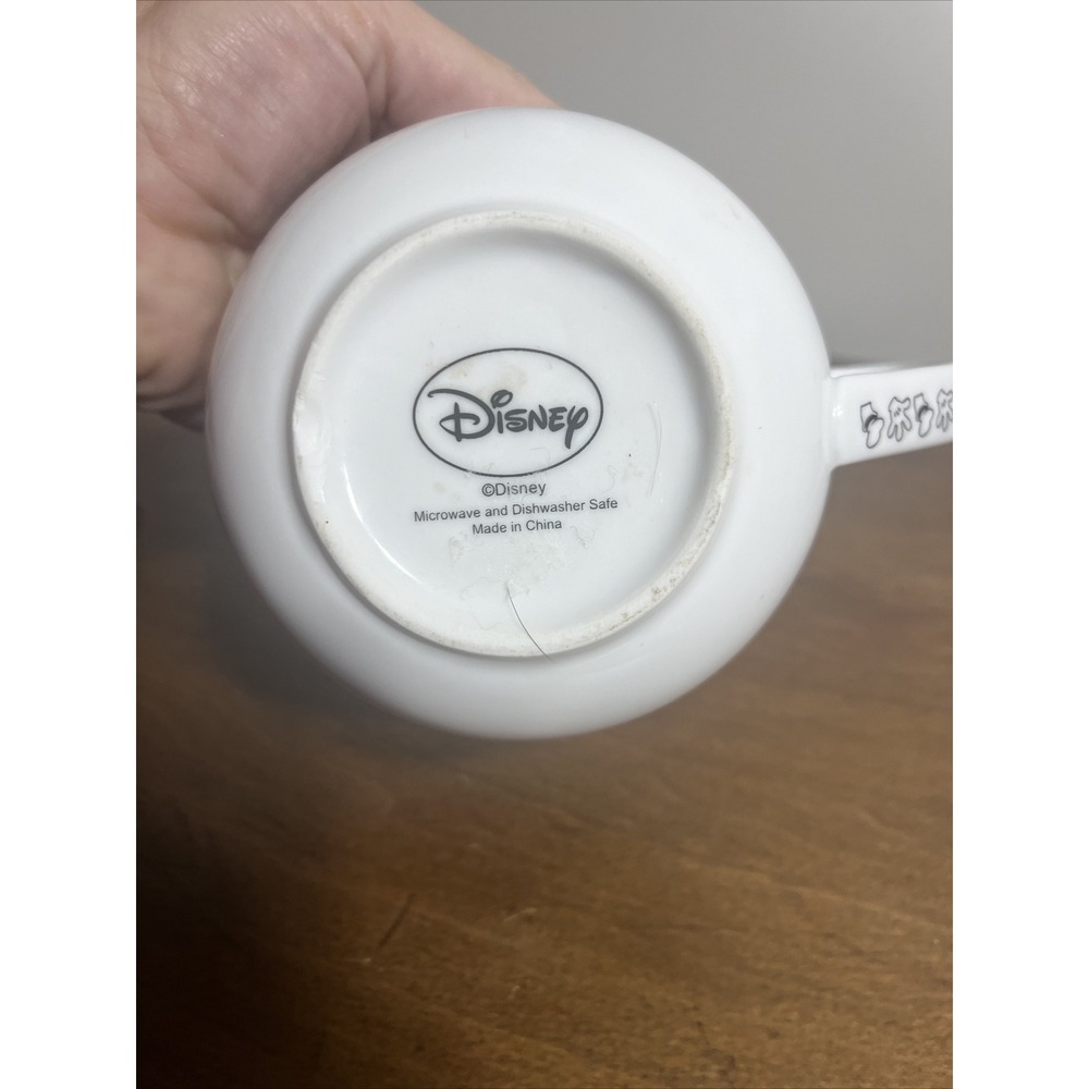 Disney Mickey Mouse Mug Black White Square‎ Panels Coffee Cup - Picture 6 of 6